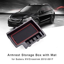 Armrest Storage Box for Subaru XV Crosstrek 2012 2013 2014 2015 2016 2017 Interior Center Console Organizer Glove Holder Tray 2024 - buy cheap