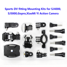 Free Shipping!!Bicycle Helmet Installation Sports Camera Fitting Mounting Kits for GITUP,SJ4000,SJ5000,Gopro,Action Camera 2024 - buy cheap