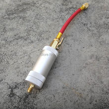 NEW Car A/C Air Conditioning R134a R12 R22 Oil & Dye Injector Quick Coupler 1/4" SAE Hand Turn 2024 - buy cheap