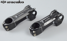 wacako 3K Full Carbon Fiber Bicycle Stem Mountain Bike Road Bike 6 Degree Stem Parts fork 28.6/31.8mm handlebar 25.4/31.8mm 130g 2024 - buy cheap