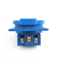 10PCS Black blue Swiss 3 holes universal socket IP44 10A 250V Switzerland AC Power Socket Dustproof Waterproof Industrial outlet 2024 - buy cheap