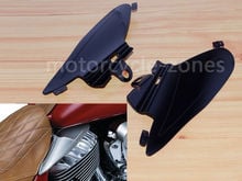 Motorcycle Black Reflective Saddle Shields Heat Air Deflector For Indian Chief Classic Vintage Chieftain Roadmaster 2014-2016 2024 - buy cheap