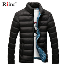 RUELK Winter Jacket Men 2019 Fashion Stand Collar Male Parka Jacket Mens Solid Thick Jackets and Coats Man Winter Parkas M-4XL 2024 - buy cheap