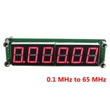 0.1MHz~65MHz Digital Frequency Meter Counter Tester Cymometer Red LED 6 Digits High Bright Display 2024 - buy cheap