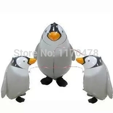 Best-selling aluminium film helium balloons standing penguins pet balloon balloon animals 10pcs/lot 2024 - buy cheap