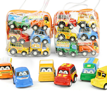 6Pcs/Set Cute Mini Truck Car Vehicles Kid Children Boy Toy Xmas Birthday Party Gift 2024 - buy cheap