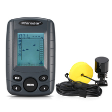 Portable Sonar For Fishing 2.4 '' LCD Fish Finder 240FT Deeper Range Fishfinder With Wired Sonar Sensor Transducer echo sounder 2024 - купить недорого
