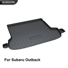 Quee-forro de carga personalizado para subaru outback 2014, 2015, 2016, 2017 e 2018, esteira do porta-malas 2024 - compre barato