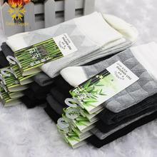 12 Pairs/Lot Men Socks Classic Suit Bamboo Firbre Business Dress Socks Size Eur 36-43 Meias Homens Men Socks Free Shipping 2024 - buy cheap
