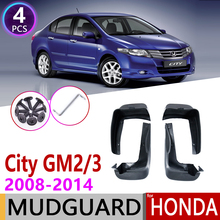 Car Mudflap for Honda City GM2 GM3 2008~2014 Fender Mud Flaps Guard Mudguard Splash Flap Accessories 2009 2010 2011 2012 2013 2024 - buy cheap