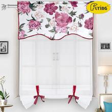 Modern Short Window Kitchen Tulle Voile Curtain for Living Room Divider Home Transparent Sheer Curtain Drapes Window VoileModern 2024 - buy cheap