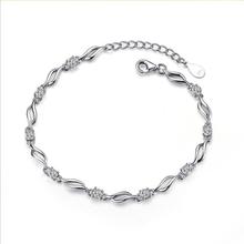 Женские браслеты с фианитом Everoyal, круглые браслеты из серебра 925 пробы, ювелирные изделия 2024 - купить недорого