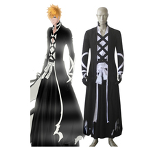 Disfraz de Bleach Kurosaki ichigo para adultos, traje de Cosplay, Halloween 2024 - compra barato