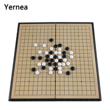 Yernea Magnetic Foldable Go Game Chess Board Game Pieces Large Magnetic Folding Chessboard Set 37*37*2CM Entertainment Gift 2024 - buy cheap