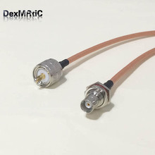 High-quality low-attenuation UHF Male Plug PL259 Switch BNC Female nut Pigtail cable RG142 50CM 20"/100CM Adapter wholesale 2024 - buy cheap