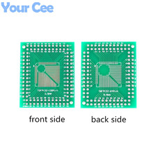 Adaptador QFP/TQFP/LQFP/FQFP 32/44/64/80/100 A DIP 2,54mm, convertidor de placa PCB, toma de 0,5mm, 0,8mm, 5 uds. 2024 - compra barato