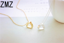 ZMZ 50pcs/lot 2018 Europe/US fashion hollow heart shape pendant cute romantic jewelry Valentine's girlfriend gift party jewelry 2024 - buy cheap