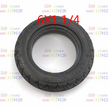 6x1 1/4 tyre upgrade version 150MM 6 inch electric scooter solid tire 6X1 1/4 fits many gas electric scooters tire 2024 - buy cheap