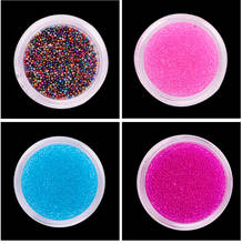 Caviar Beads Nail Art Decoration Mini Glitter Micro Pearl Mini Beads Manicure Nail Art 3D Decoration 12 Colors Available 2024 - buy cheap