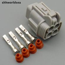 Shhworldsea 5/30/100 sets 2.2mm 4 p forma Bomba de Máquina De Lavar conector plugue do sensor de Oxigênio para nissan 2024 - compre barato