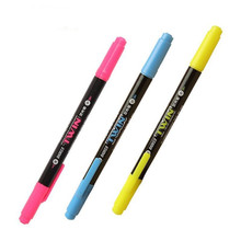 Rotuladores de colores Kawaii para pintar, bolígrafos de acuarela bonitos para dibujar, regalo de papelería coreana, 1 unidad 2024 - compra barato