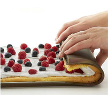 Non-stick Silicone Baking Tray Oven Mat Cake Roll Pad Swiss Bakeware Tools. Baguette 2024 - buy cheap