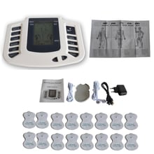 Electrical Stimulator Full Body Relax Muscle Therapy Massager,Pulse tens Acupuncture +16pads 2024 - buy cheap