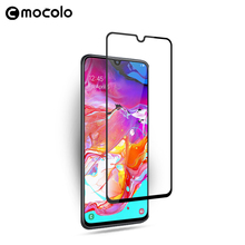 for Samsung A60 Screen Protector Mocolo Full Glued Adhesive Tempered Glass film for Samsung A10 A30 A40 A50 A70 Screen Protector 2024 - buy cheap