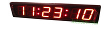 4-дюймовые красные часы, минуты и секунды обратного отсчета, светодиодные часы, Бесплатная доставка (HIT6-4R) 2024 - купить недорого