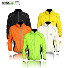 Wosawe-jaqueta quebra-vento para ciclismo, roupa esportiva leve, à prova d'água, casaco refletor para bicicleta mtb 2024 - compre barato