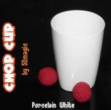 Chop Cup (Porcelain White,Plastic) By 52magic,Magic Tricks,Illusions,Close Up,Mentalism,Comedy,Stage,Accessories,Magia Toys 2024 - buy cheap