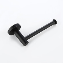High Quality SUS304 Stainless Steel Matte Black Round Bathroom Toilet Paper Holder 2024 - buy cheap