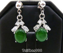 Hot sale Free Shipping>>>>Green stone Crystal jewe 2024 - buy cheap