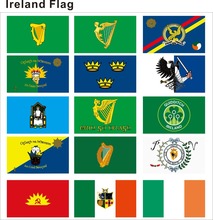 KAFNIK, традиционный исторический ирландский флаг, Ирландское воздушное освещение, ирландский флаг, 14*21 см/90*150 см/192*288 см, 3*5 футов для украшения 2024 - купить недорого