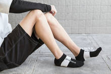 5 пар Черные крутые Мужские Носки Укороченные носки дышащие спортивные носки для спорта на открытом воздухе беговые велосипедные носки 2024 - купить недорого
