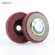 DHT&TIS 2 pieces 4inch 240Grit Red Non-woven Combi Abrasive Polishing Disc Angle Grinder Tools 2024 - buy cheap