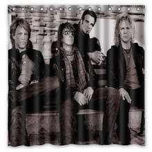 High Quality Bon Jovi Band Polyester Waterproof Bathroom Shower Curtains & Shade/Terylene Curtain Thickening/ 180*180cm 2024 - buy cheap