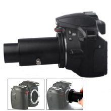 Sombra T2-AI Adaptador de Montagem Da Câmera T-Anel de Metal Cheia + 1.25 "Telescópio Adaptador de Montagem + Tubo de Extensão para câmeras DSLR Nikon 2024 - compre barato