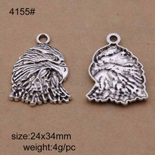 20pcs/lot 24x34mm Antique Silver Plated Alloy Eagle Charms Pendant Fit For Jewelry Findings 2024 - buy cheap
