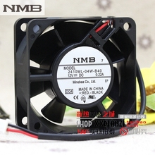 Ventilador de rodamiento de dos cables, accesorio original de 2 cables, 6025, 6CM, 12V, 0.22A, para NMB 2410ML-04W-B40 2024 - compra barato