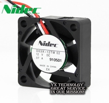Nidec  New and Original fan D03X-12TM supports wind speed 0.07A 12V for Nidec 30*30*10mm 2024 - buy cheap