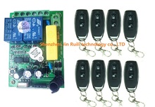 2016 AC220V 2CH RF interruptor de Control remoto inalámbrico con transmisor de 8 piezas + envío gratis 2024 - compra barato