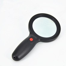Handheld 5X 10X Illuminated Magnifier Magnifying Glass With 18 LED for map and reading 2024 - buy cheap