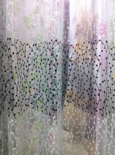 CS 76 2018 New Big lotus  Curtain fabrics Valance Window Screen Sheer Tulle Gauze Curtain fabrics For living room Bedroom Study 2024 - buy cheap