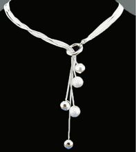 Free Shipping Fashion Jewelry Necklace Pendant Chain, S925 Jewelry Silver color Necklace tcr fwhm 2024 - buy cheap