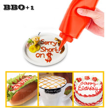 3pcs Kitchen Plastic Squeeze Bottle Condiment Dispenser for Sauce Vinegar Oil salad Ketchup Cruet 8OZ/160OZ / 240OZ for Option 2024 - buy cheap