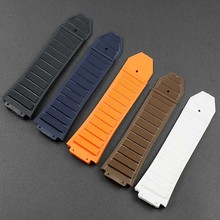 Rubber Strap Men's Watch Accessories for Hublot Outdoor Sports Waterproof Silicone Strap Ladies Bracelet 19mmx29mm 2024 - buy cheap