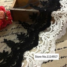 Free Shipping Vintage Hard Gauze  Embroidery Lace Trim Lace Fabric DIY Handmade Accessories Width 15cm 5Yds/lot 2024 - buy cheap