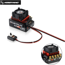 Hobbywing-controlador de velocidad para coche teledirigido, controlador de velocidad Lipo sin escobillas, Original, QUICRUN, 10BL120, 120A, 2-3S, ESC, 1/10, 1/12 2024 - compra barato