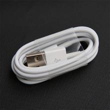 Mais recente fio branco 8pin USB data Sync carregamento carregador cabo micro USB para iPhone 5S 5 6 6 s plus iPad para ios 7 8 9 1 M 2024 - compre barato
